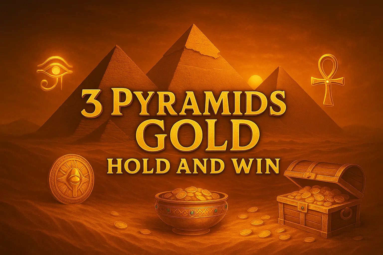 3 Pyramids of Gold
